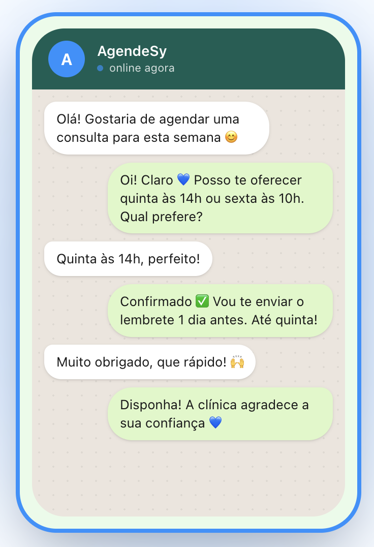 Guia completo de Agendamento para Consultório Whatsapp